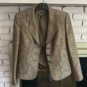 Escada 40 Brown Blazer